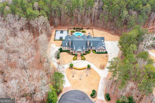 3201 Hobsons Ridge Trl NW, Acworth, GA 30101 - aerial overview of property's location featuring a forest