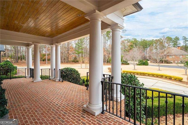 view of patio