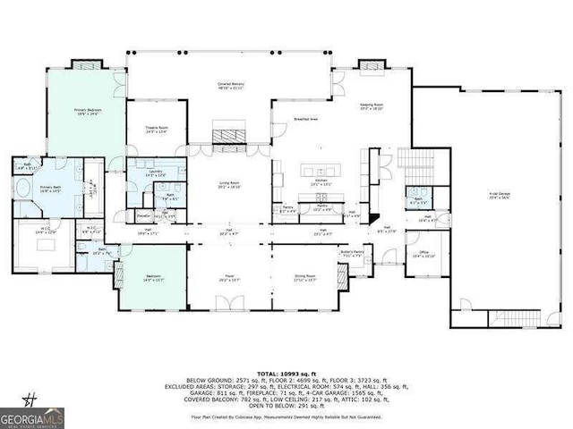 3201 Hobsons Ridge Trl NW, Acworth, GA 30101 - view of property floor plan
