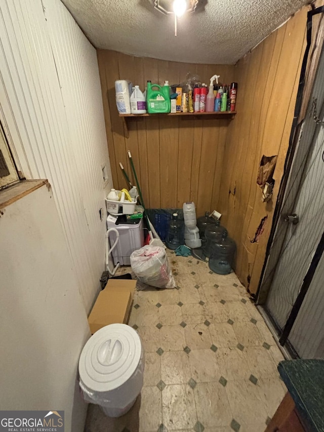 view of storage area