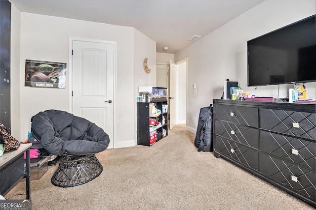 224 Jester Ct, Mcdonough, GA 30252 - carpeted bedroom featuring baseboards and visible vents