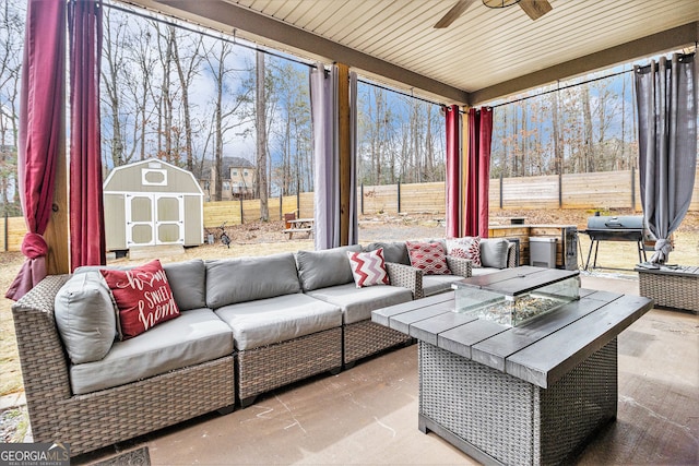 224 Jester Ct, Mcdonough, GA 30252 - view of sunroom / solarium