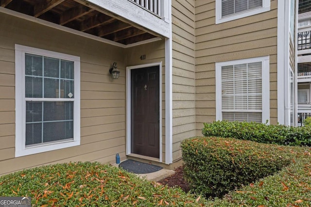 view of entrance to property