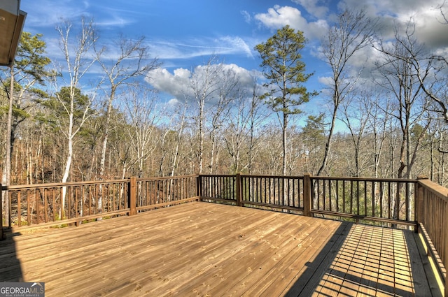 185 Sundown Trl, Ellijay, GA 30540 - view of wooden deck