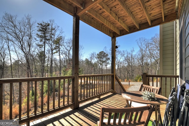 185 Sundown Trl, Ellijay, GA 30540 - view of deck
