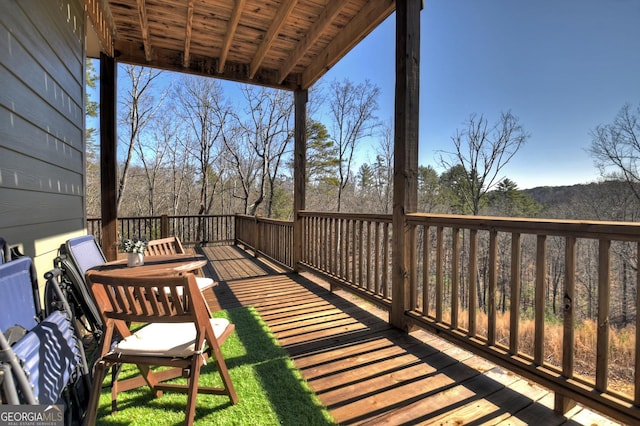 185 Sundown Trl, Ellijay, GA 30540 - view of balcony