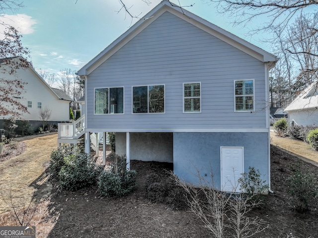 view of side of property