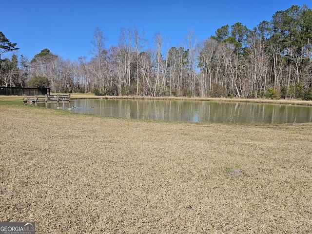 property view of water