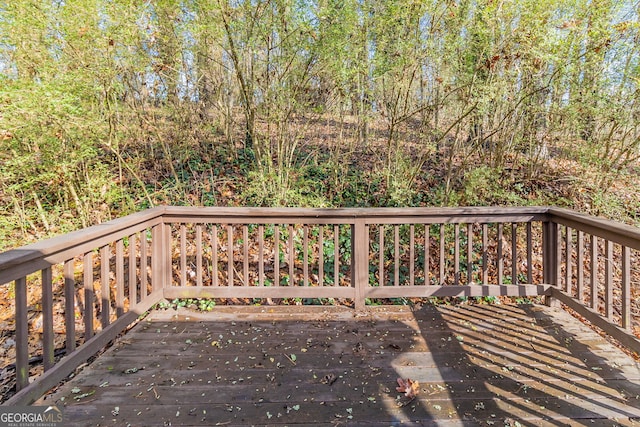 view of deck