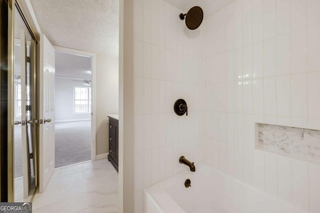 4419 New Kings Bridge Rd, Nicholson, GA 30565 - full bath with shower / tub combination, baseboards, and vanity