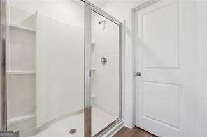 633 Groover St, Ball Ground, GA 30107 - bathroom with a stall shower