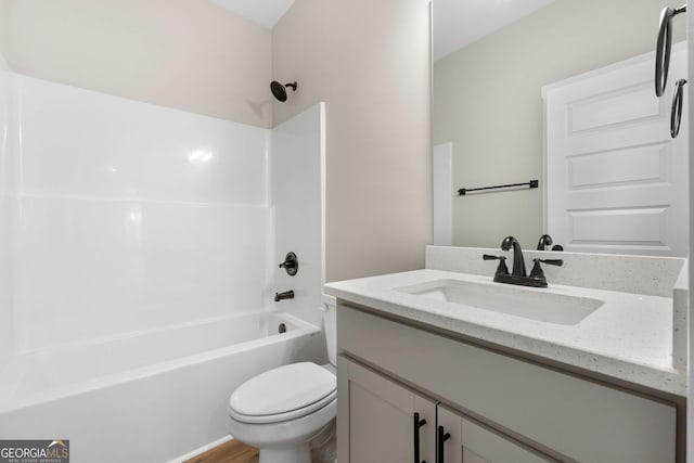 1578 English Rd, Forsyth, GA 31029 - full bathroom featuring vanity and shower / bath combination