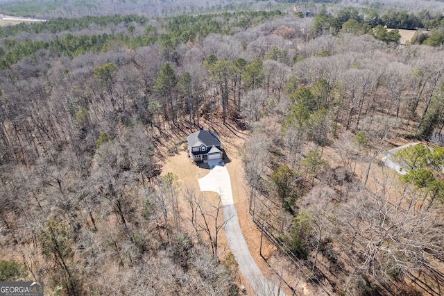 1578 English Rd, Forsyth, GA 31029 - view from above of property featuring a forest