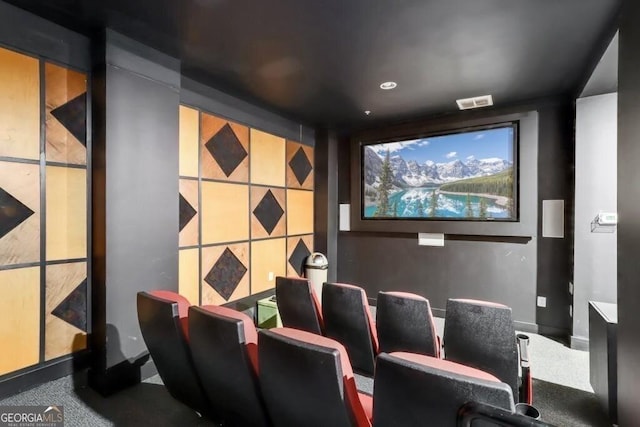 view of home theater