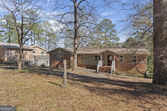 view of rear view of property