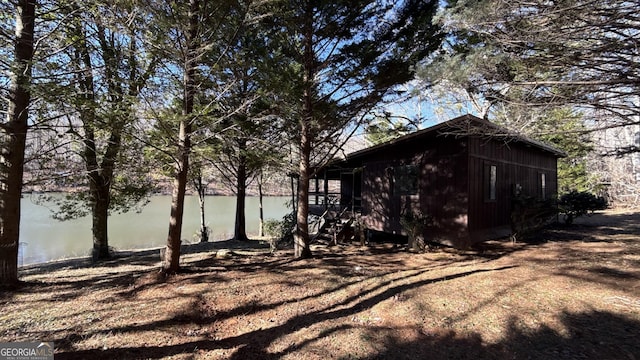 view of outbuilding