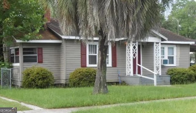 view of front of property