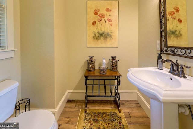 153 Falls Creek Dr, Hiawassee, GA 30546 - bathroom with wood finished floors