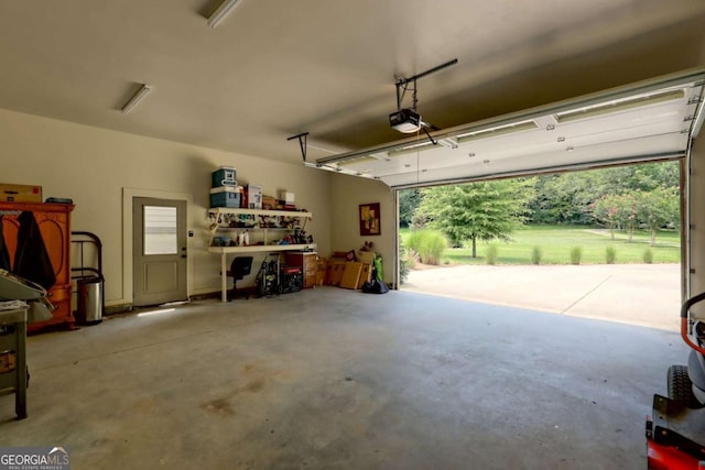 153 Falls Creek Dr, Hiawassee, GA 30546 - garage with a garage door opener