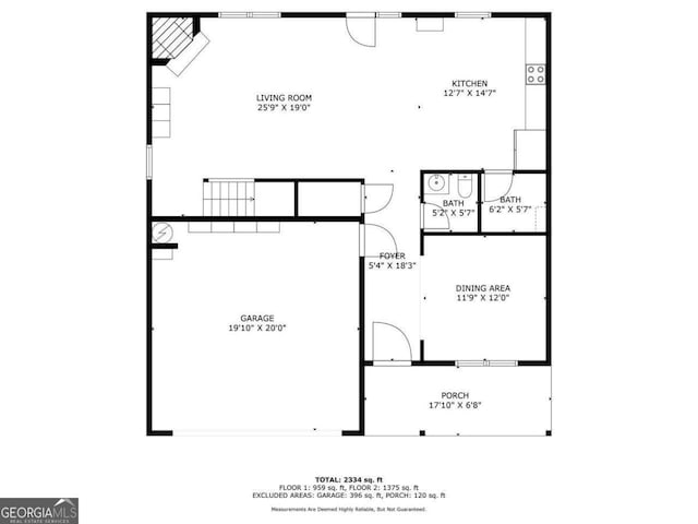 6713 Moondancer Ct, Flowery Branch, GA 30542 - view of property floor plan