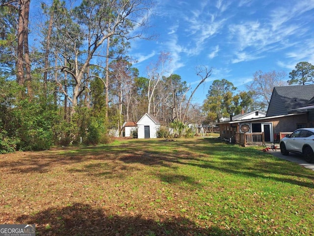 view of yard