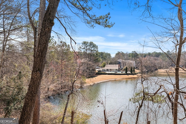 property view of water