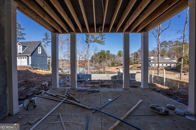 view of patio / terrace with fence