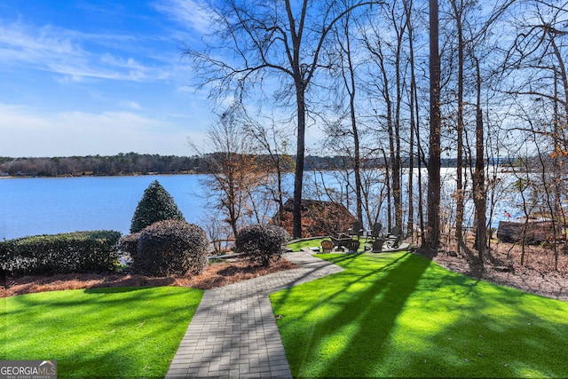 property view of water