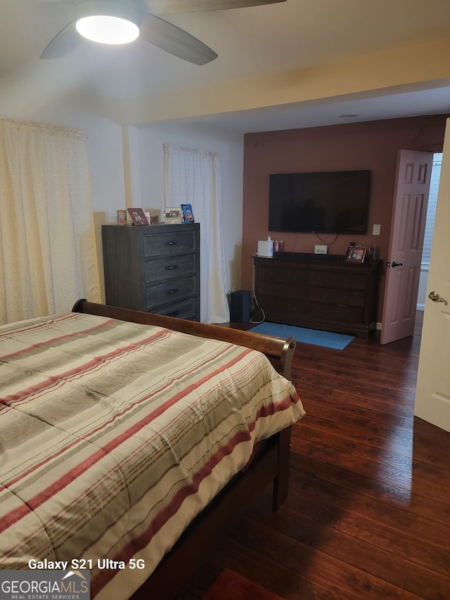 2335 Boulder Rd SE, Atlanta, GA 30316 - bedroom featuring hardwood / wood-style flooring and a ceiling fan