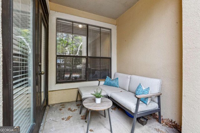 3777 Peachtree Rd NE Unit 911, Atlanta, GA 30319 - view of patio featuring an outdoor hangout area