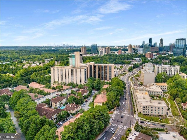3777 Peachtree Rd NE Unit 911, Atlanta, GA 30319 - birds eye view of property with a view of city
