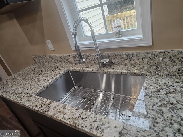 interior details with a sink