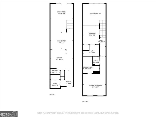 1253 Caroline St NE Unit 223, Atlanta, GA 30307 - property floor plan
