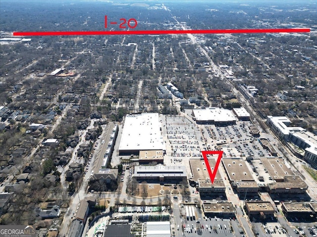 drone / aerial view