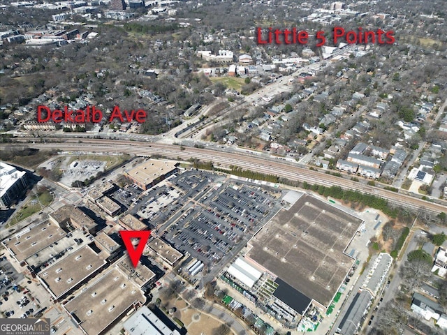 1253 Caroline St NE Unit 223, Atlanta, GA 30307 - aerial view of property and surrounding area
