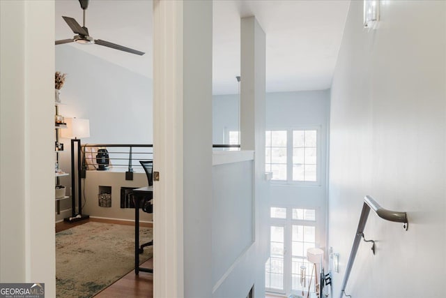 1253 Caroline St NE Unit 223, Atlanta, GA 30307 - corridor featuring wood finished floors