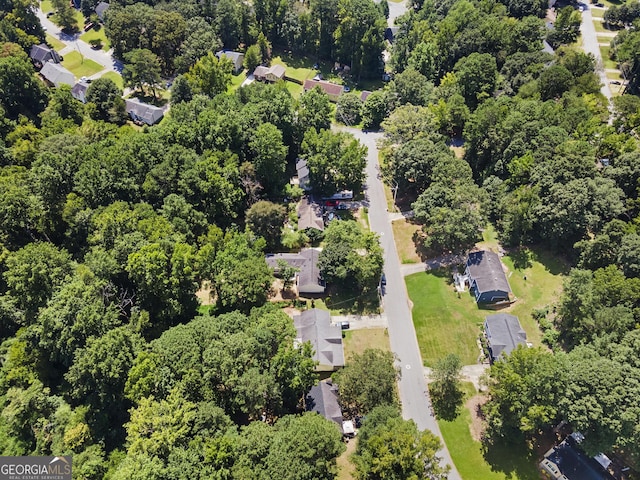 aerial view featuring a residential view