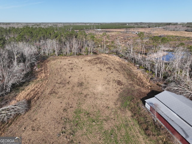 drone / aerial view featuring a rural view