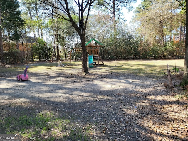 view of communal playground