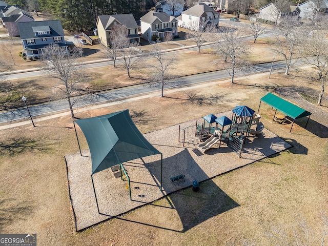 exterior space featuring playground community