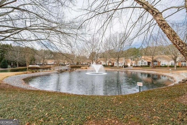 water view with a residential view