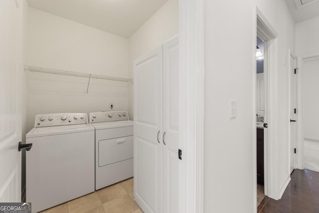 laundry area featuring laundry area and washer and dryer