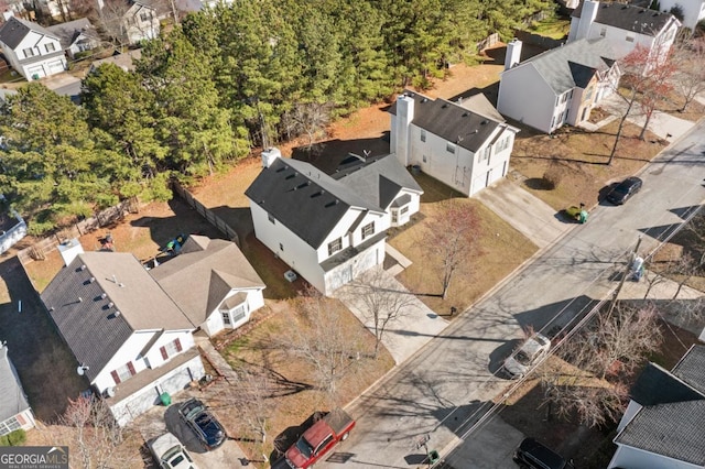 birds eye view of property featuring a residential view