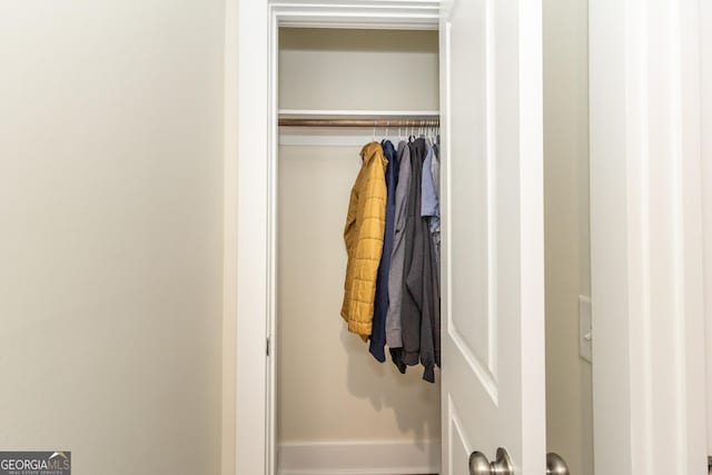 view of closet