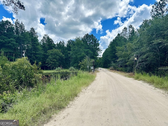 view of road