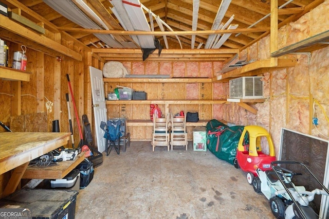 storage room featuring a garage