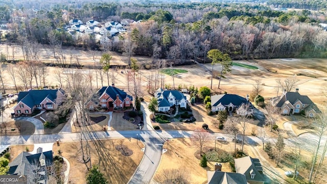 bird's eye view featuring a residential view