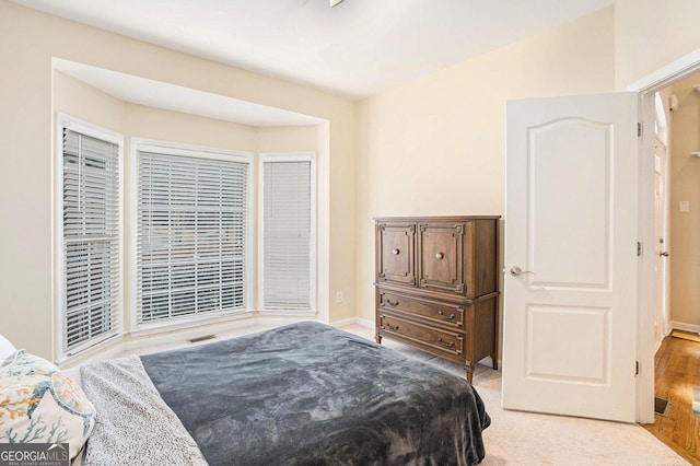 bedroom with baseboards