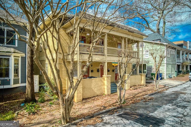 345 Loomis Ave, Atlanta, GA 30312 - view of side of property featuring a balcony and a porch
