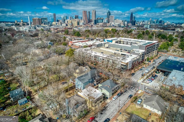 345 Loomis Ave, Atlanta, GA 30312 - birds eye view of property featuring a city view